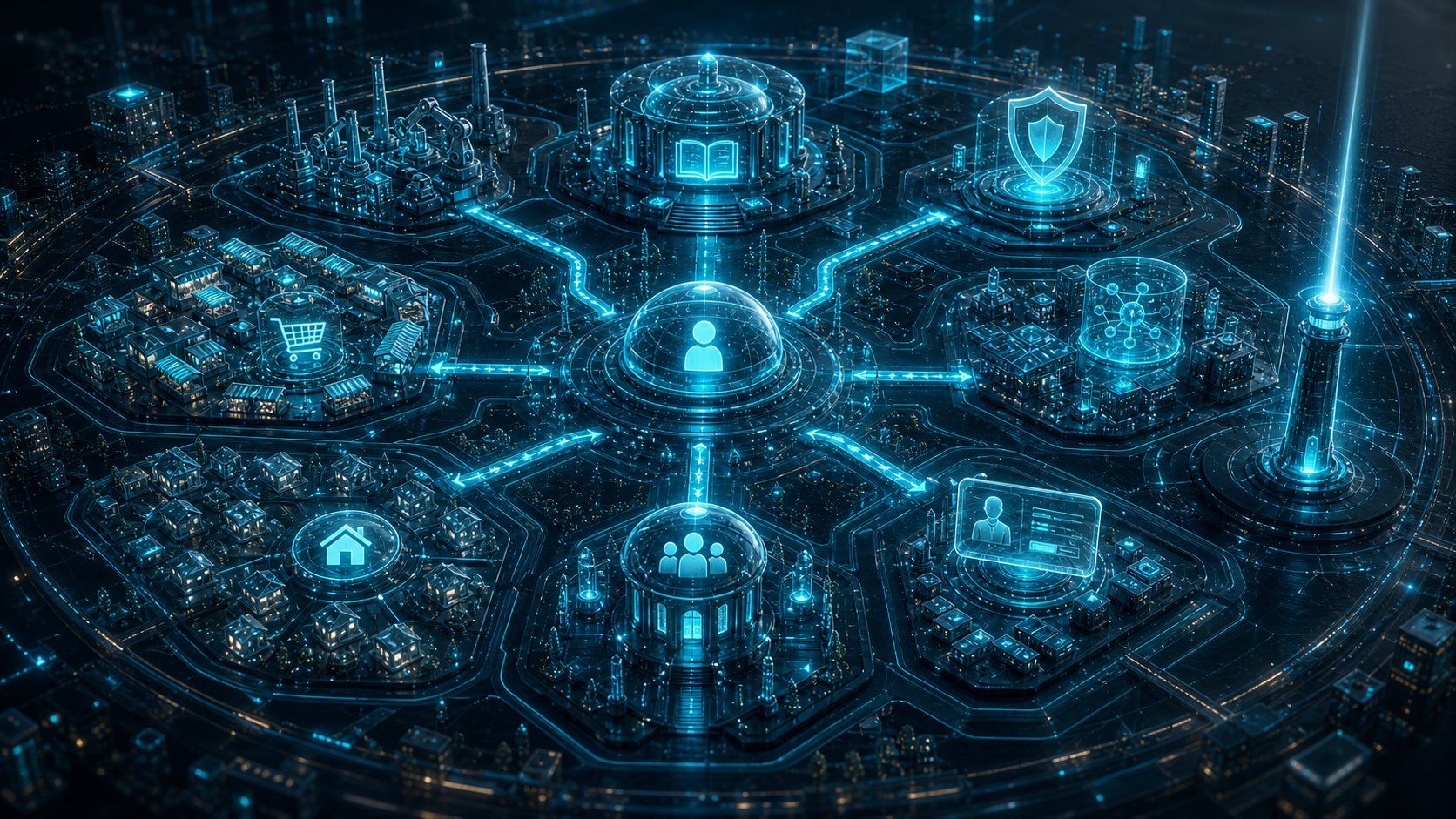 AI agent city navigation map