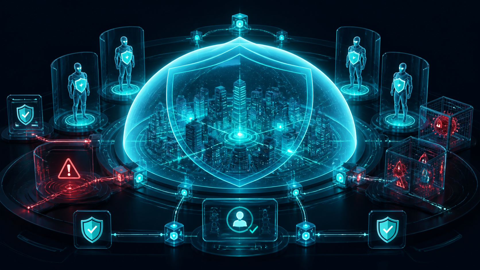 Digital shield protecting the agent state